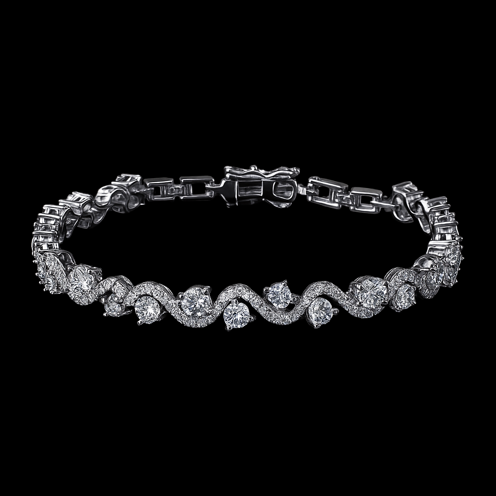 SPIRAL-STONE BRACELET