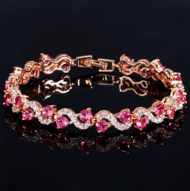SPIRAL-STONE BRACELET