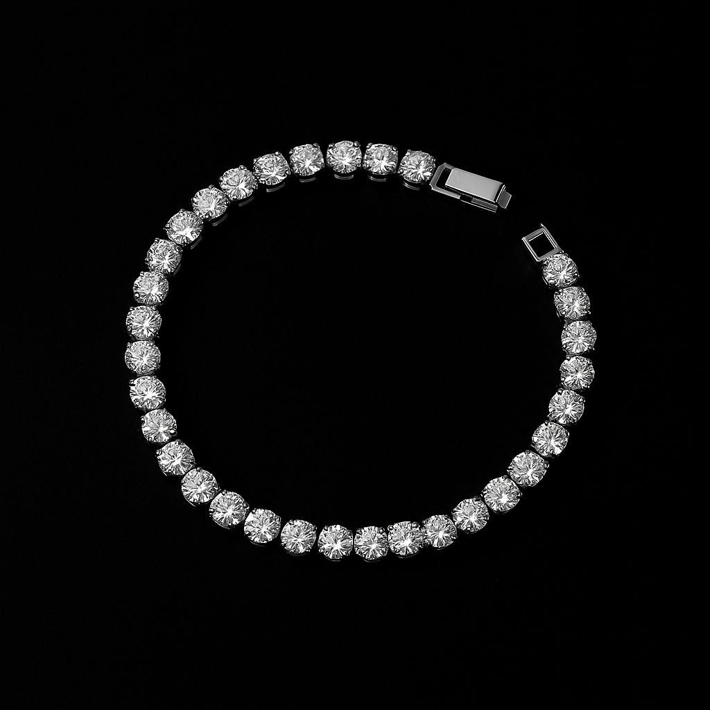 4MM CZ TENNIS BRACELET - 925/ GOLD/ ROSE GOLD