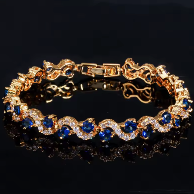 SPIRAL-STONE BRACELET
