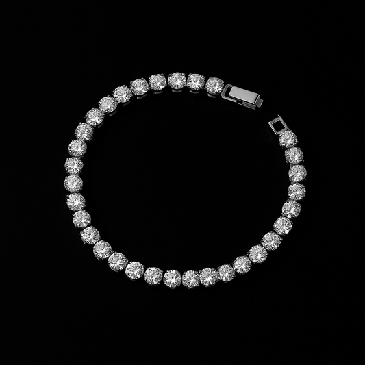 4MM CZ TENNIS BRACELET - 925/ GOLD/ ROSE GOLD